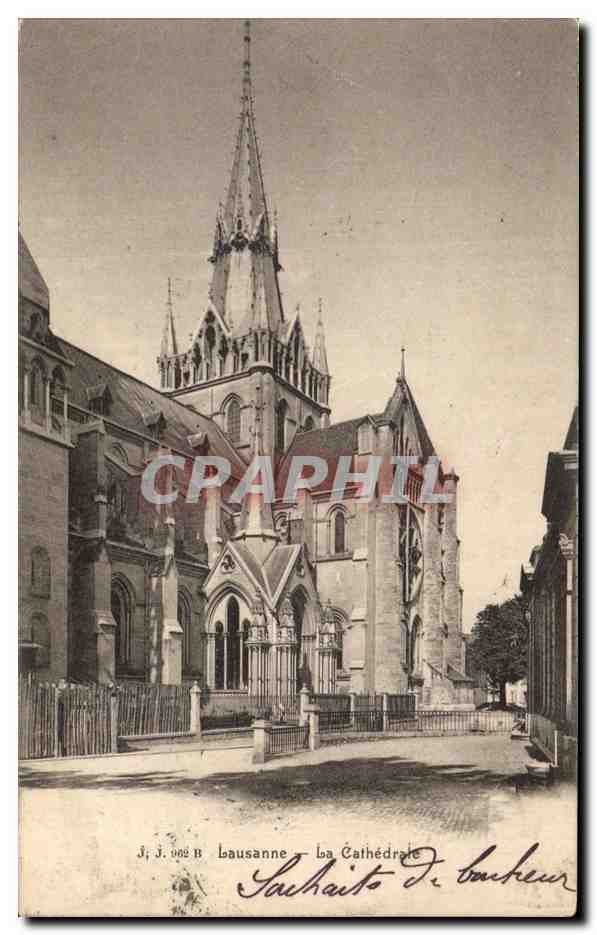 CPA Lausanne La Cathedrale Suisse