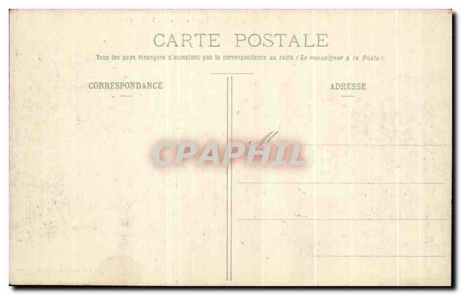 CPA Nancy La Place de la Carriere — Verso