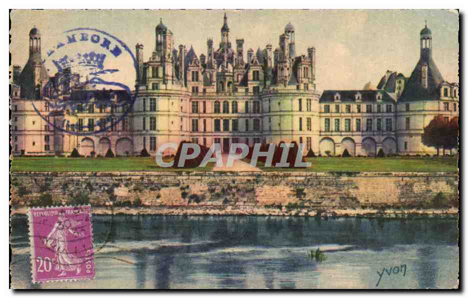 CPA Chateaux De La Loire Chateau de Chambord Facade Nord