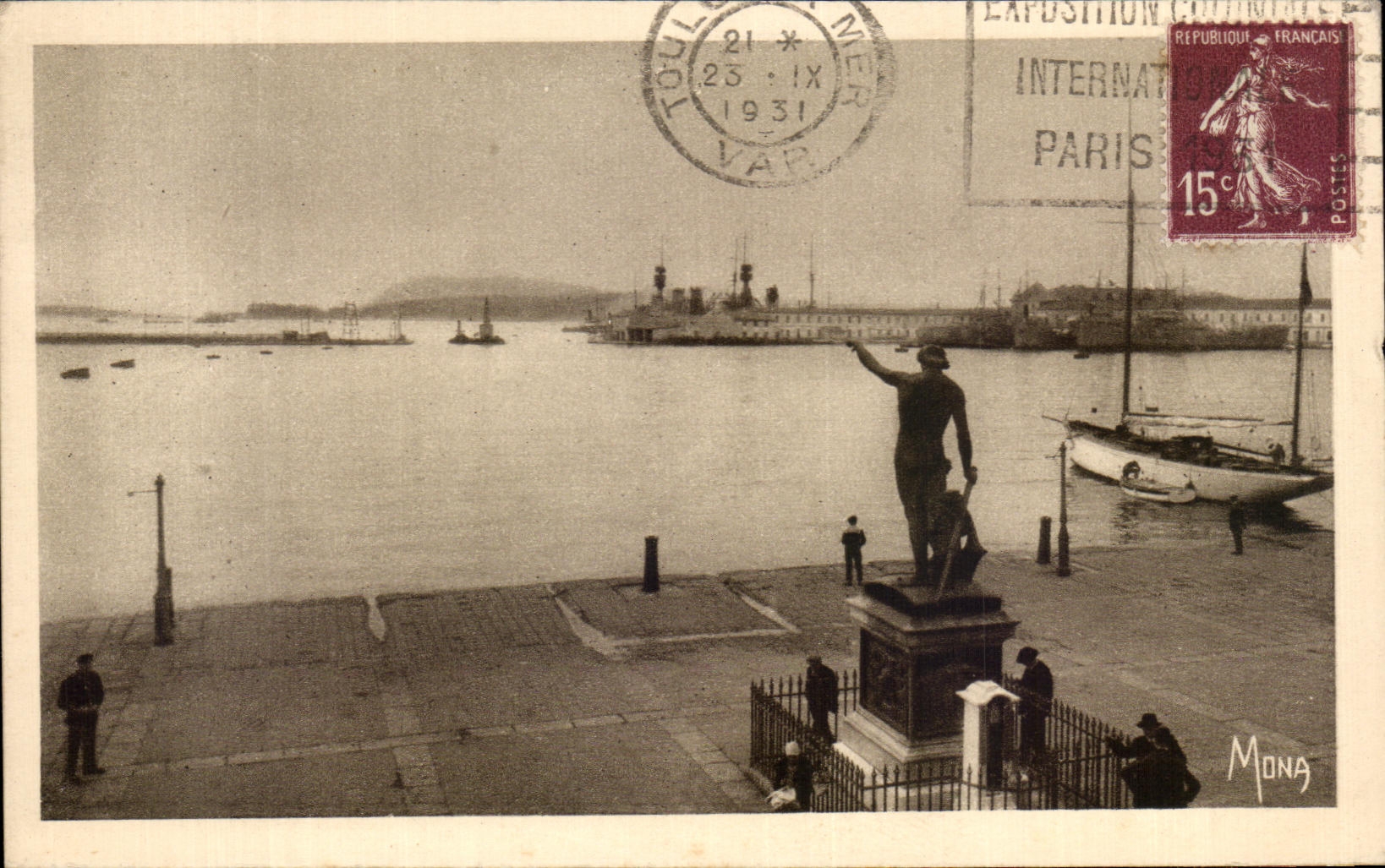Toulon — Le Quai Cronstadt et la Darse Vieille — éditeur MONA, SE. 241