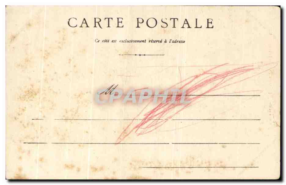 CPA Bressuire et son Chateau en 1825 — Rückseite