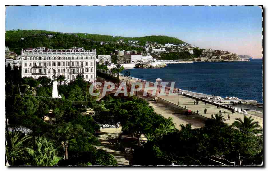 CPA Nice Vue prise du Ruhl sur les jardins Albert 1er 
