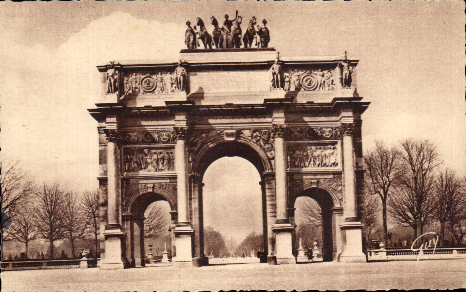 CPA Paris Et Ses Merveilles Arc de triomphe du carrousel 