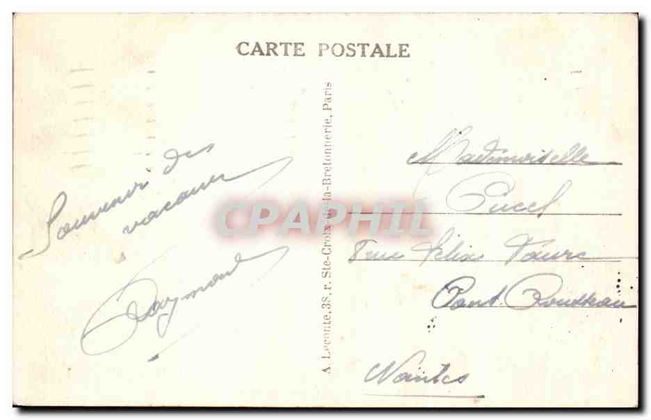 CPA Paris La Place de la Republique — Rückseite