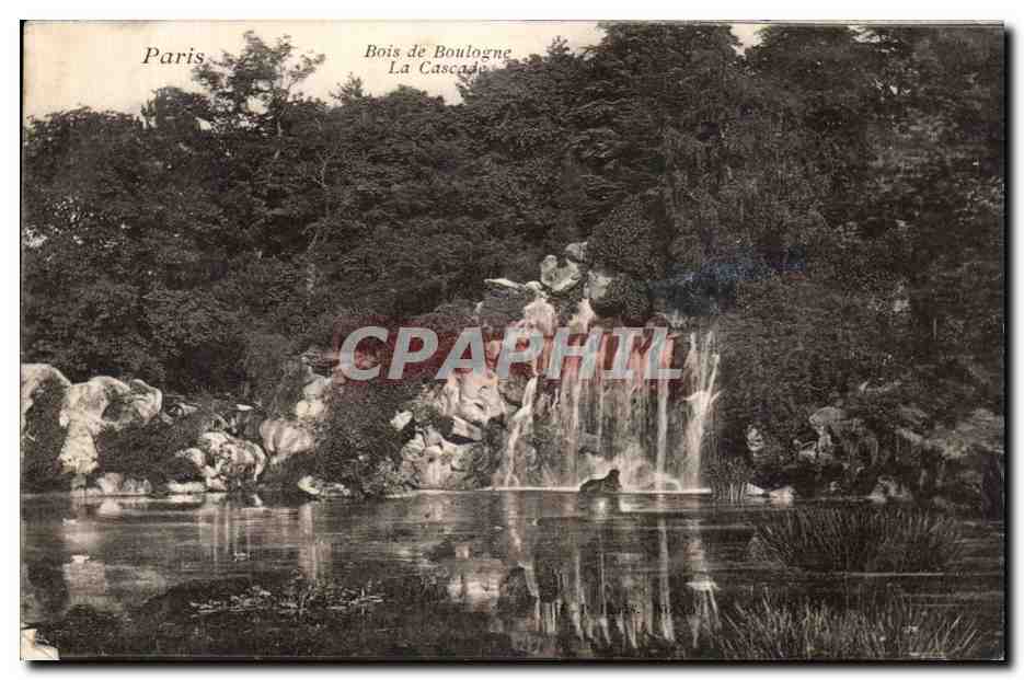 CPA Paris Bois de Boulogne la Cascade