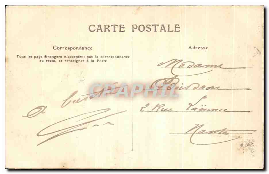 CPA la Foret de Mervent la Grotte du Petre Monfort Vue interieure — Rückseite