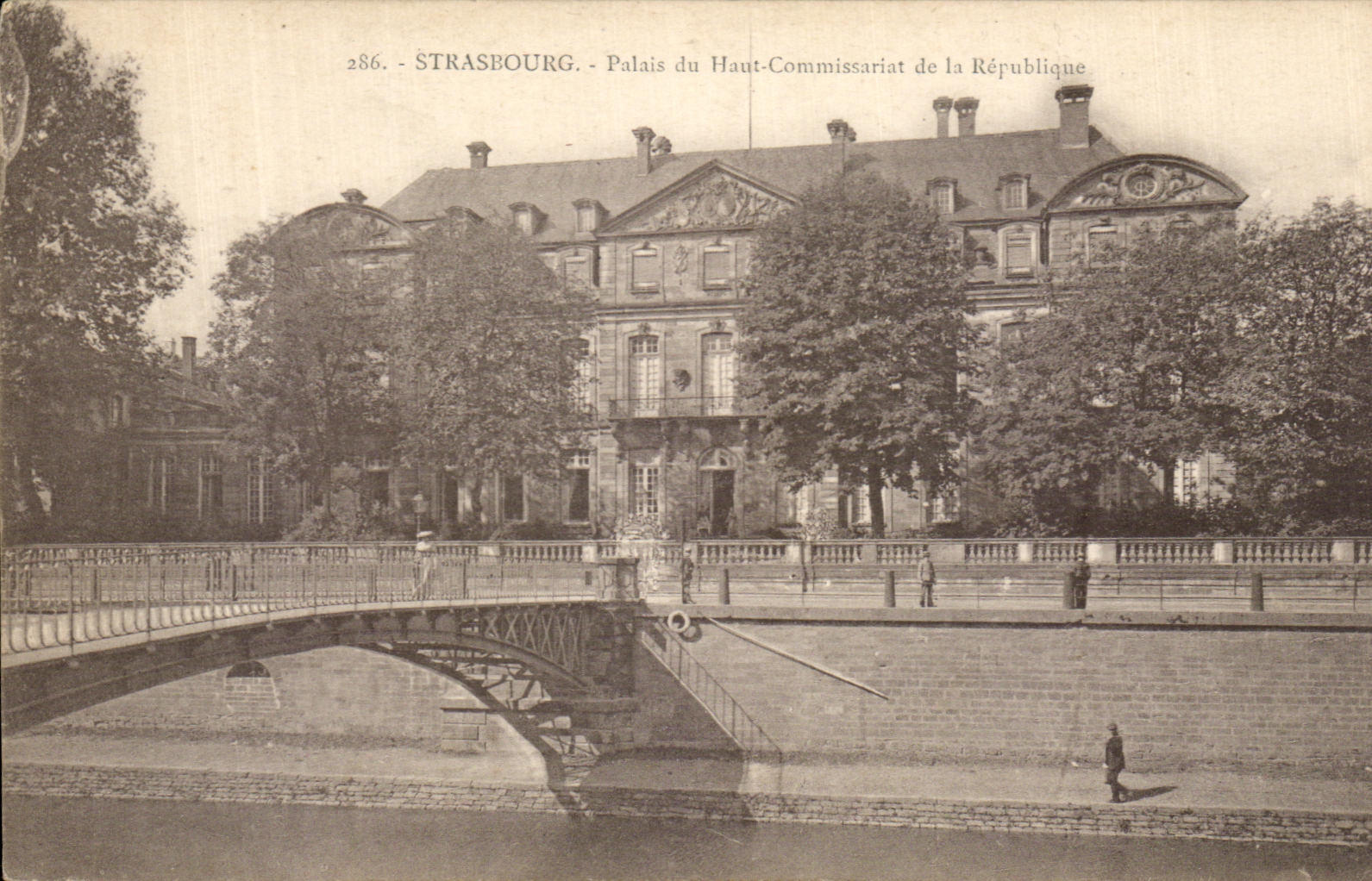 CPA Strasbourg Palais du Haut Commissariat de la Reyublique