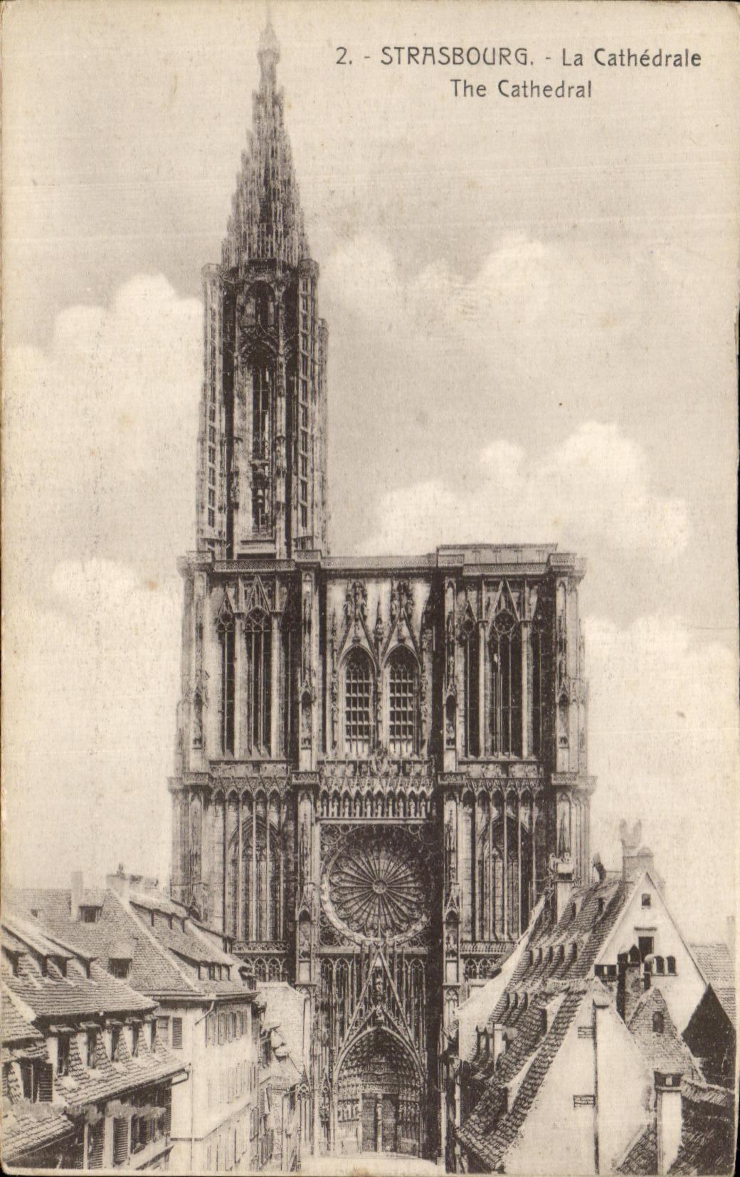 CPA Strasbourg La Cathedrale 