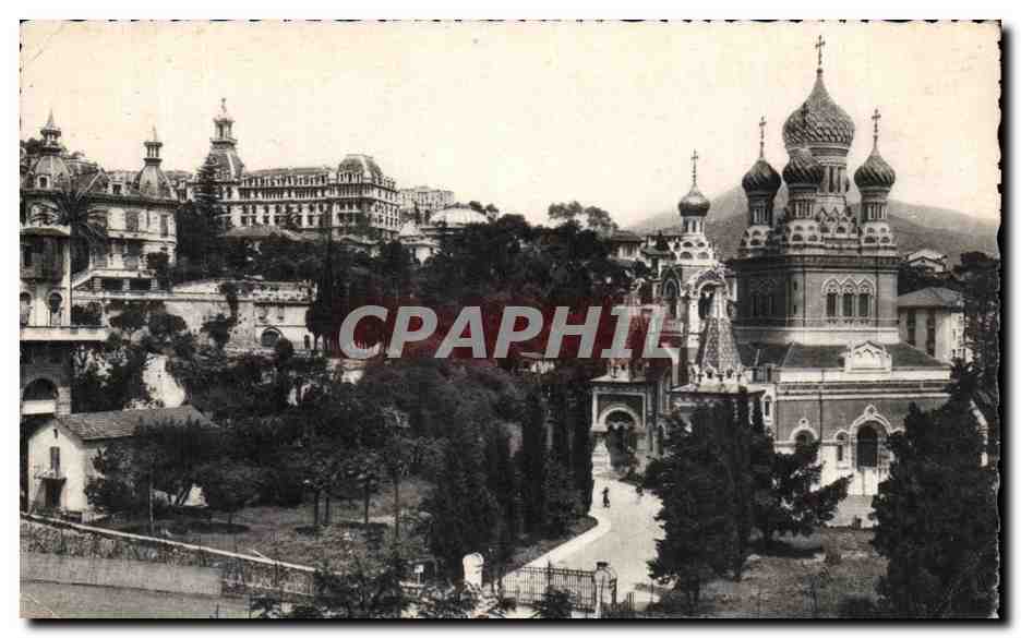 CPA Nive L'Eglise Russe Le Lycee Du Parc Imperial