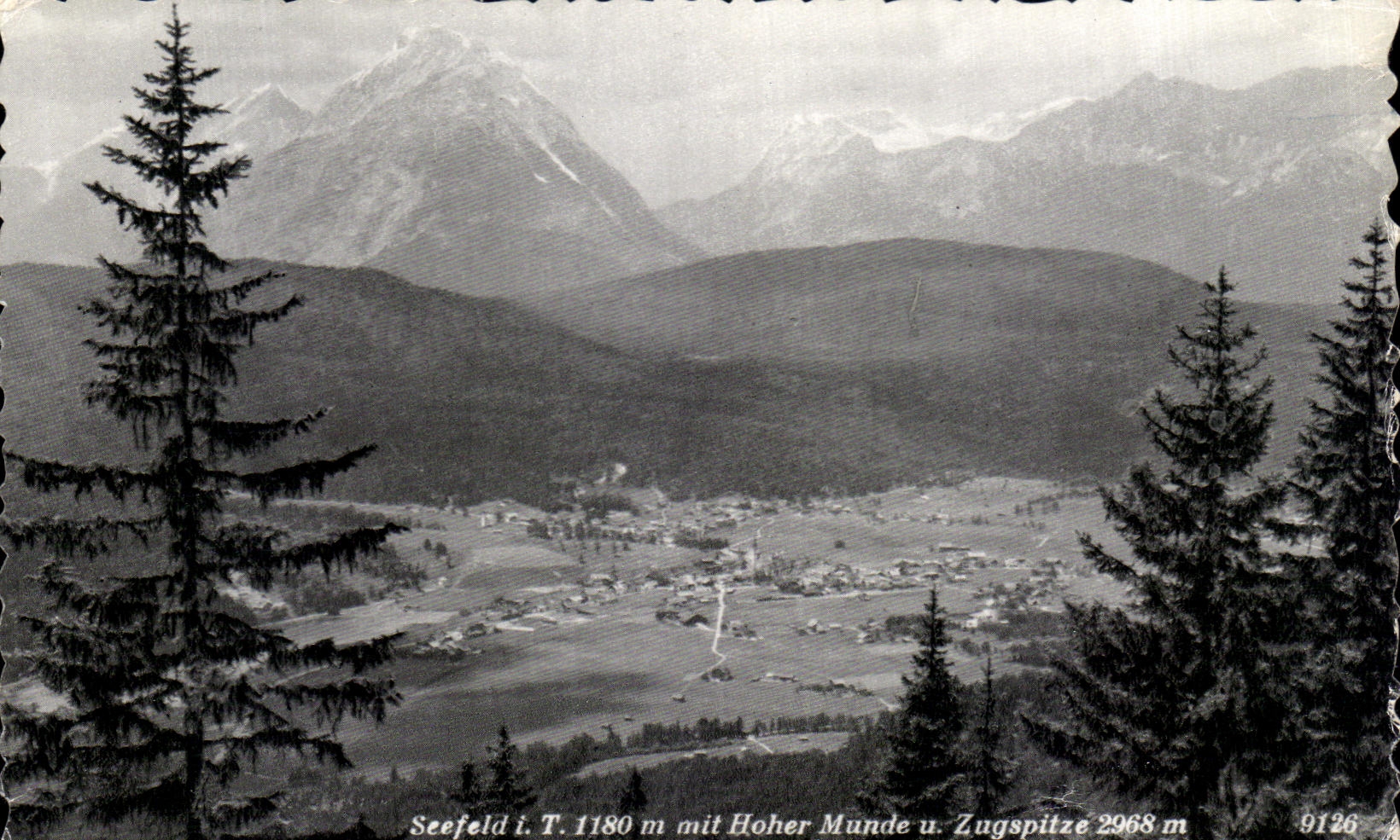 CPA Seefeld Mit Hoher Munde Zugspitze