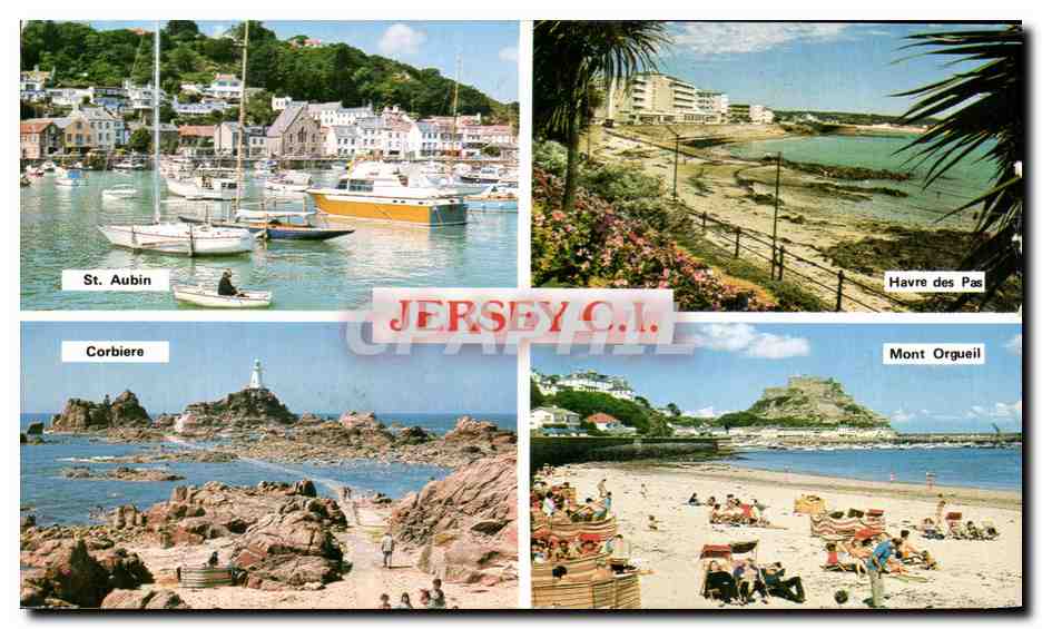 Jersey — Vue panoramique des sites emblématiques — Jersey C.I.