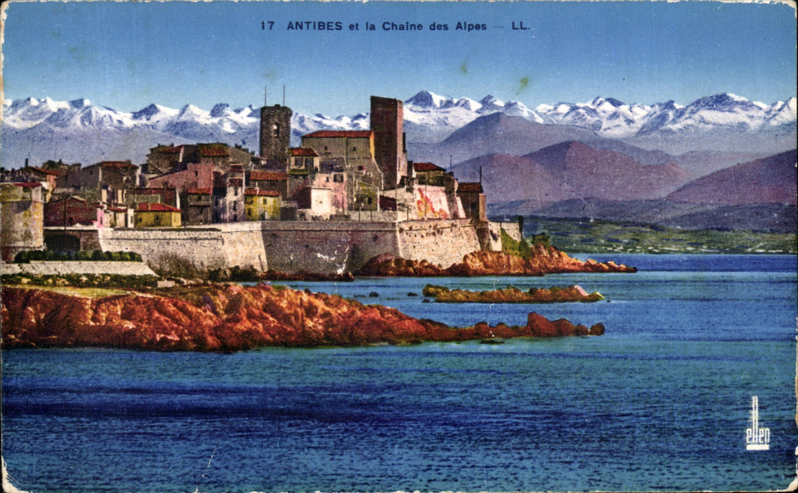 Antibes et la Chaîne des Alpes — LL.