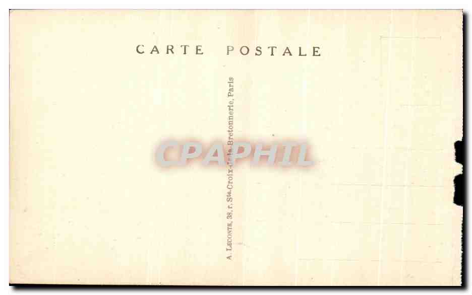 CPA Paris L'Opera  — Verso