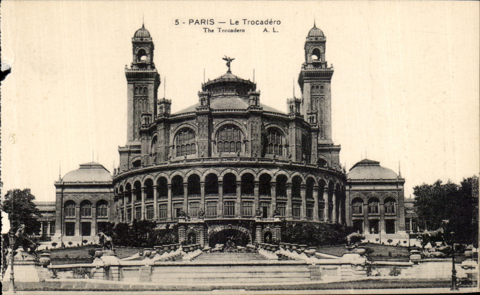 CPA Paris Le Trocadero 