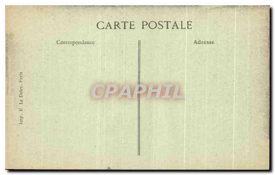 San-Salvadour — Terrasse de l'Établissement Thermal - Les Pins — E.P.D. 2754 — Reverso