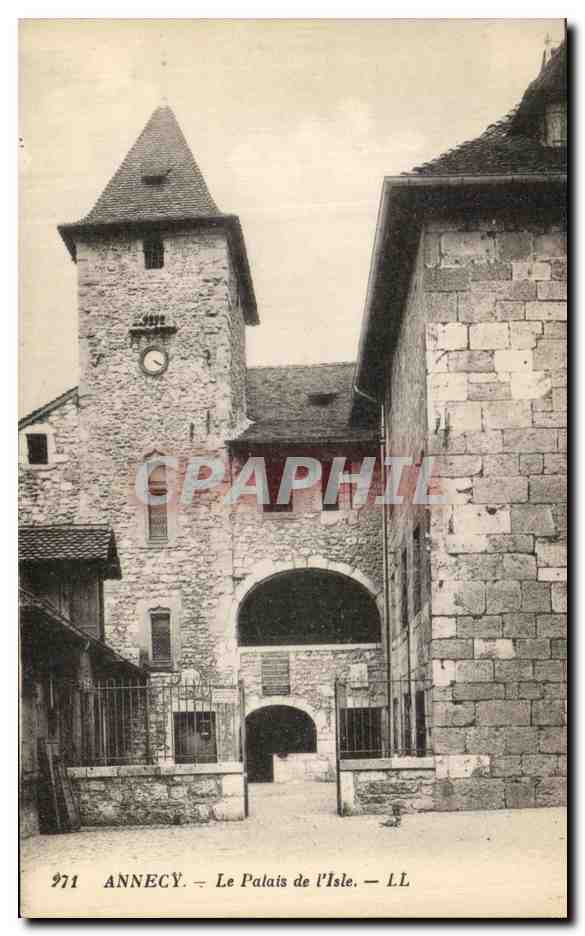 CPA Annecy Le Palais De I'Isle