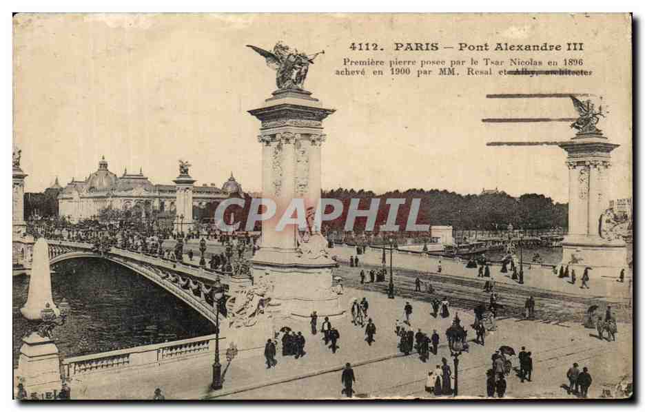 CPA Paris Pont Alexandre III