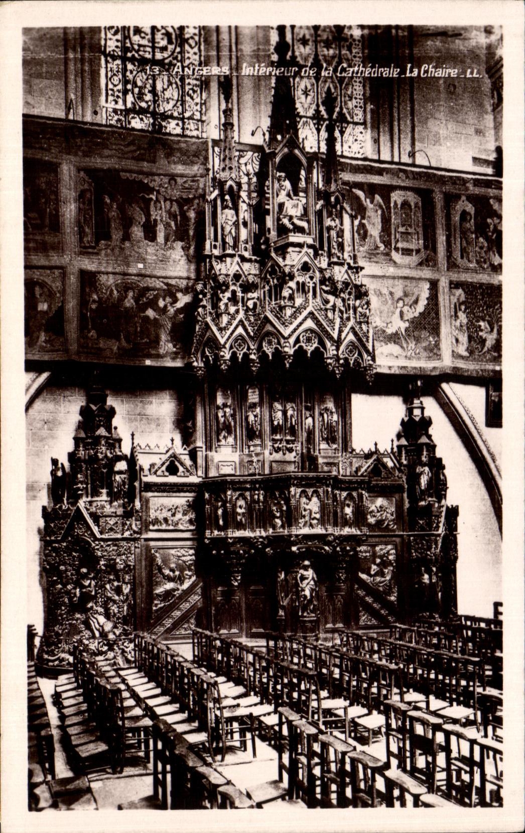 CPA Angers Interieur de la Cathedrale La Chaire