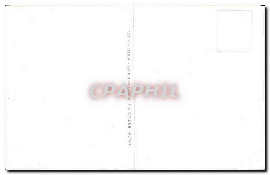 CPA Jacinta Francisco Locia Folklore Costume — Verso