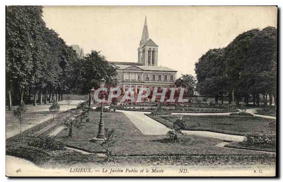 Lisieux — Le Jardin Public et le Musée — A.G. n°46