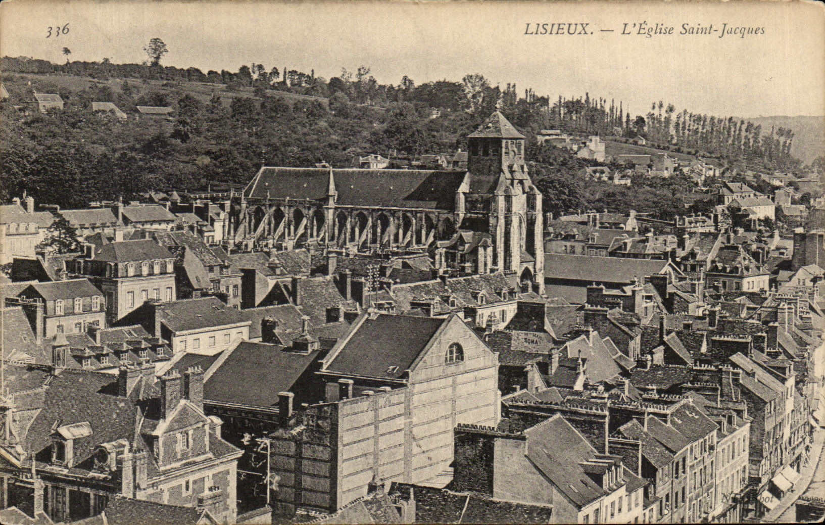 CPA Lisieux L'Eglise Saint Jacques