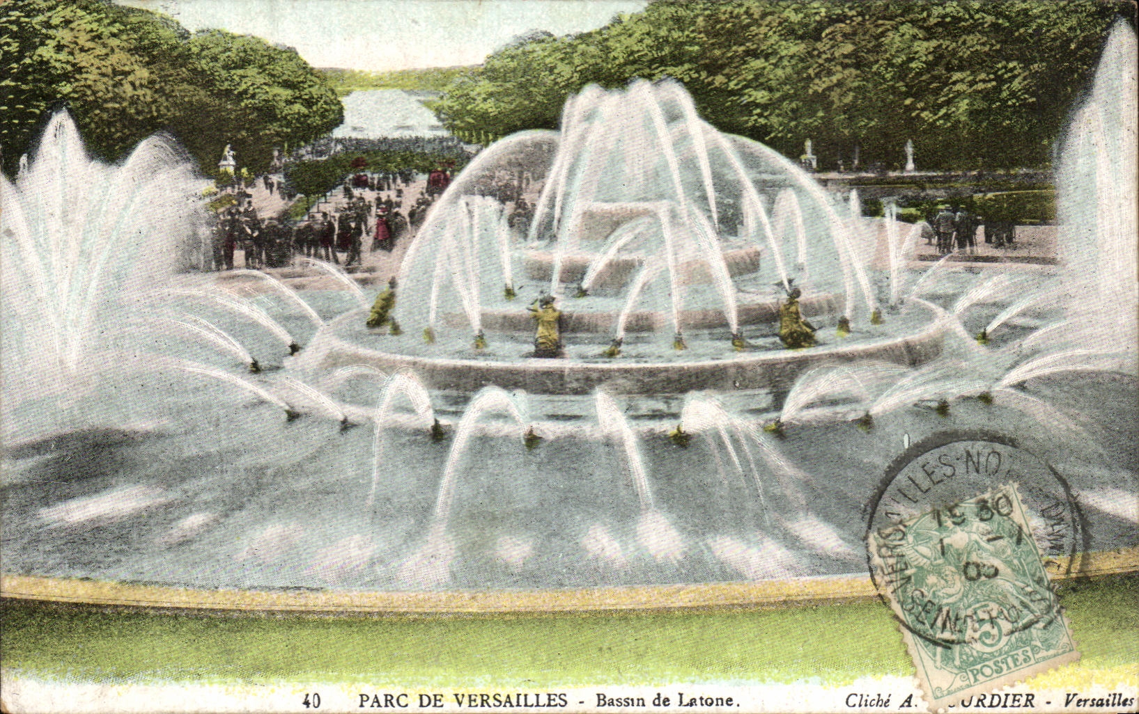 CPA Parc De Versailles Bassinde Latone