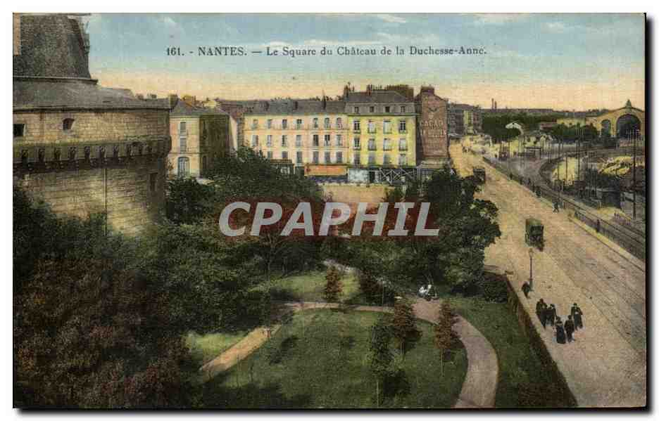 CPA Nantes Le Square du Chateau de la Duchesse Anne