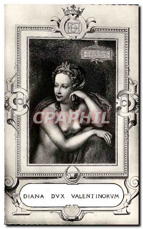 CPA Anet Diane de poitiers favorite de Henri II