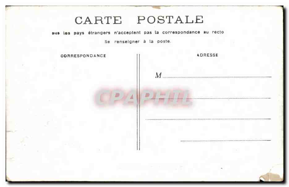 CPA Paris Le Grand Palais — Verso