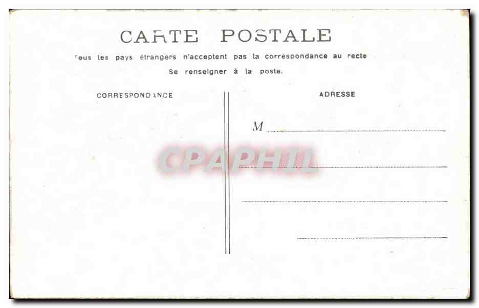 CPA Paris Opera — Rückseite