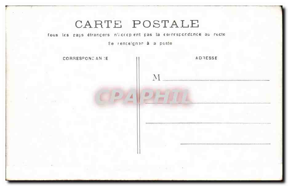 CPA Paris Le Lac du Bois de Boulogne — Verso