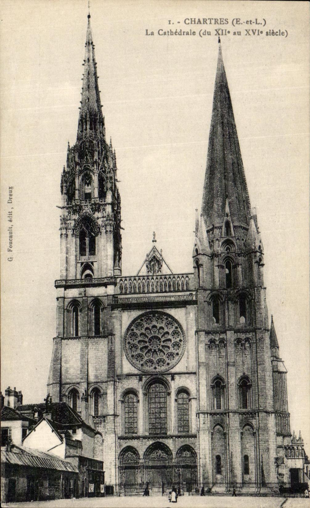 CPA Chartres La Cathedrale