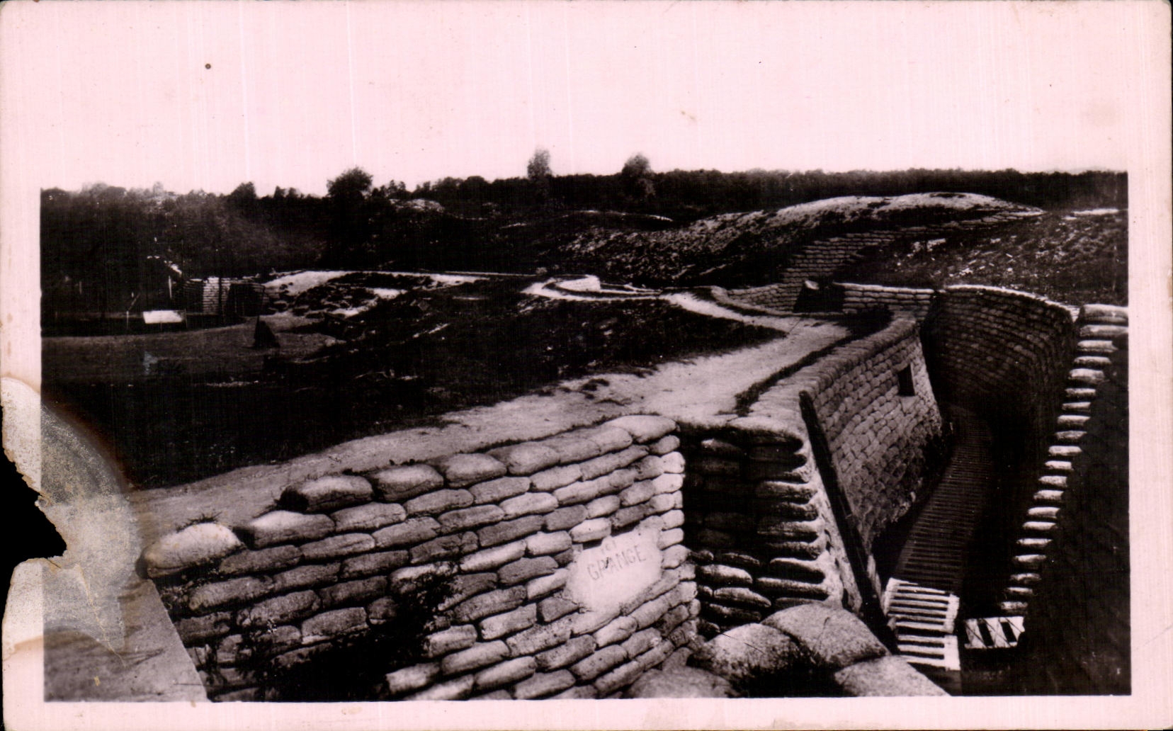 Vimy Ridge — Vue générale des tranchées canadiennes — Édition Vimy Ridge