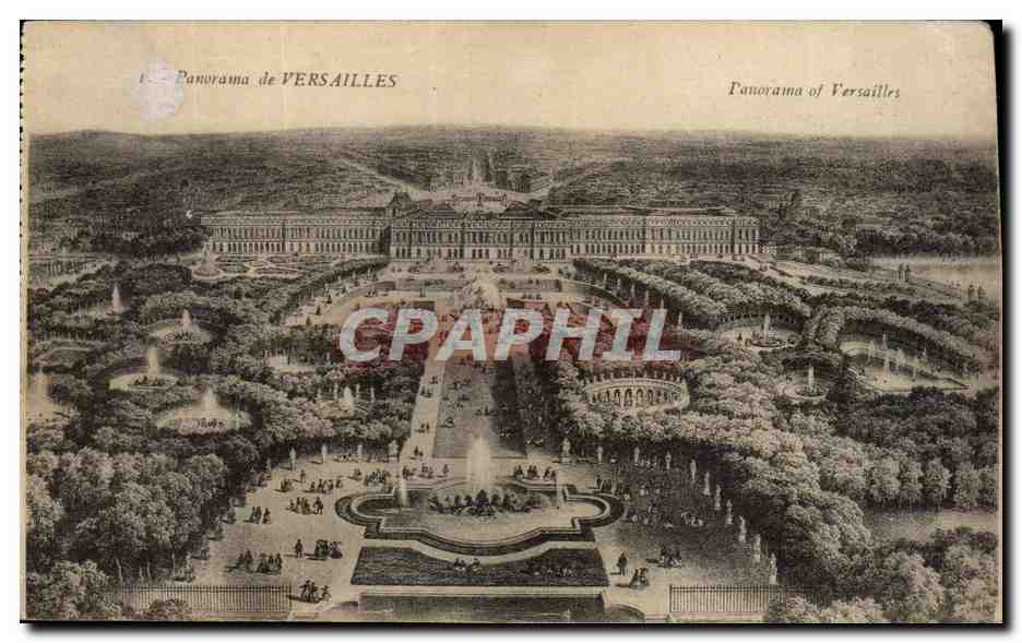 CPA Panorama de Versailles