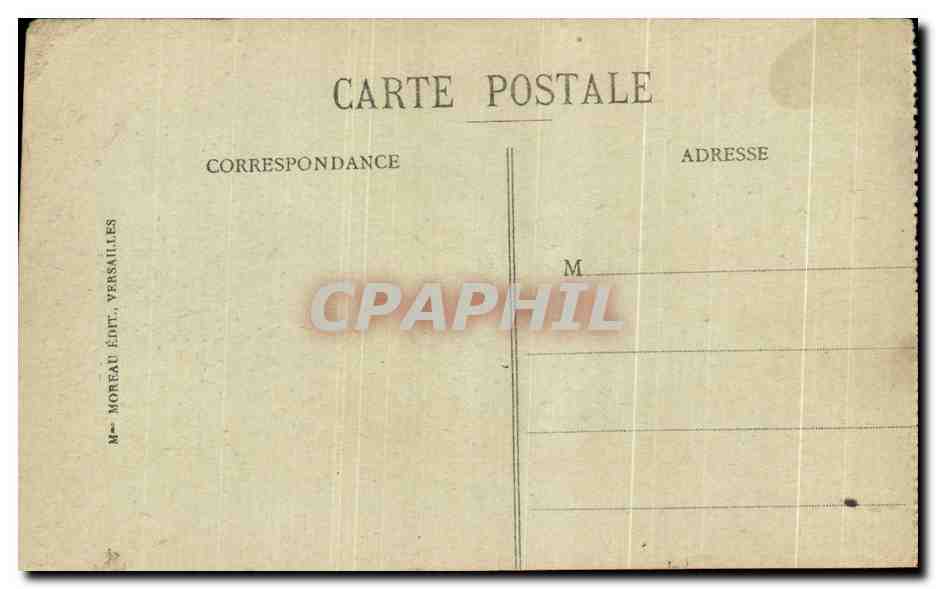 CPA Panorama de Versailles — Verso