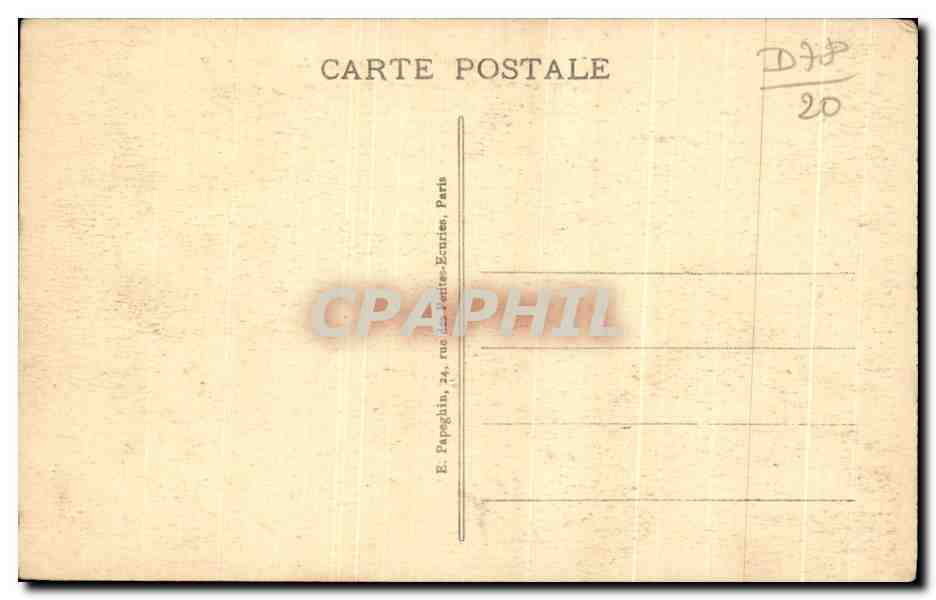 CPA Versailles Panorama du Chateau et des Jardins  — Verso