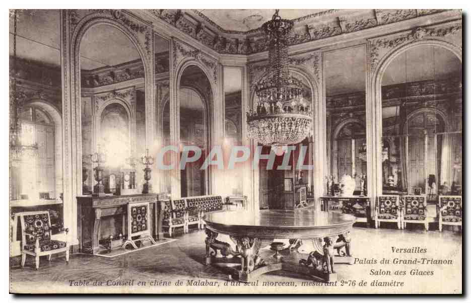 CPA Versailles Palais du Grand Trianon Salon des Glaces 