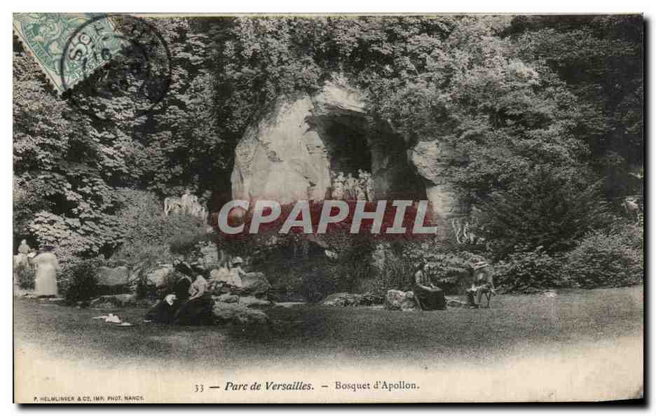 Parc de Versailles — Bosquet d'Apollon — P. HELMLINER & CIE, IMP. PHOT. NANDS, n°33