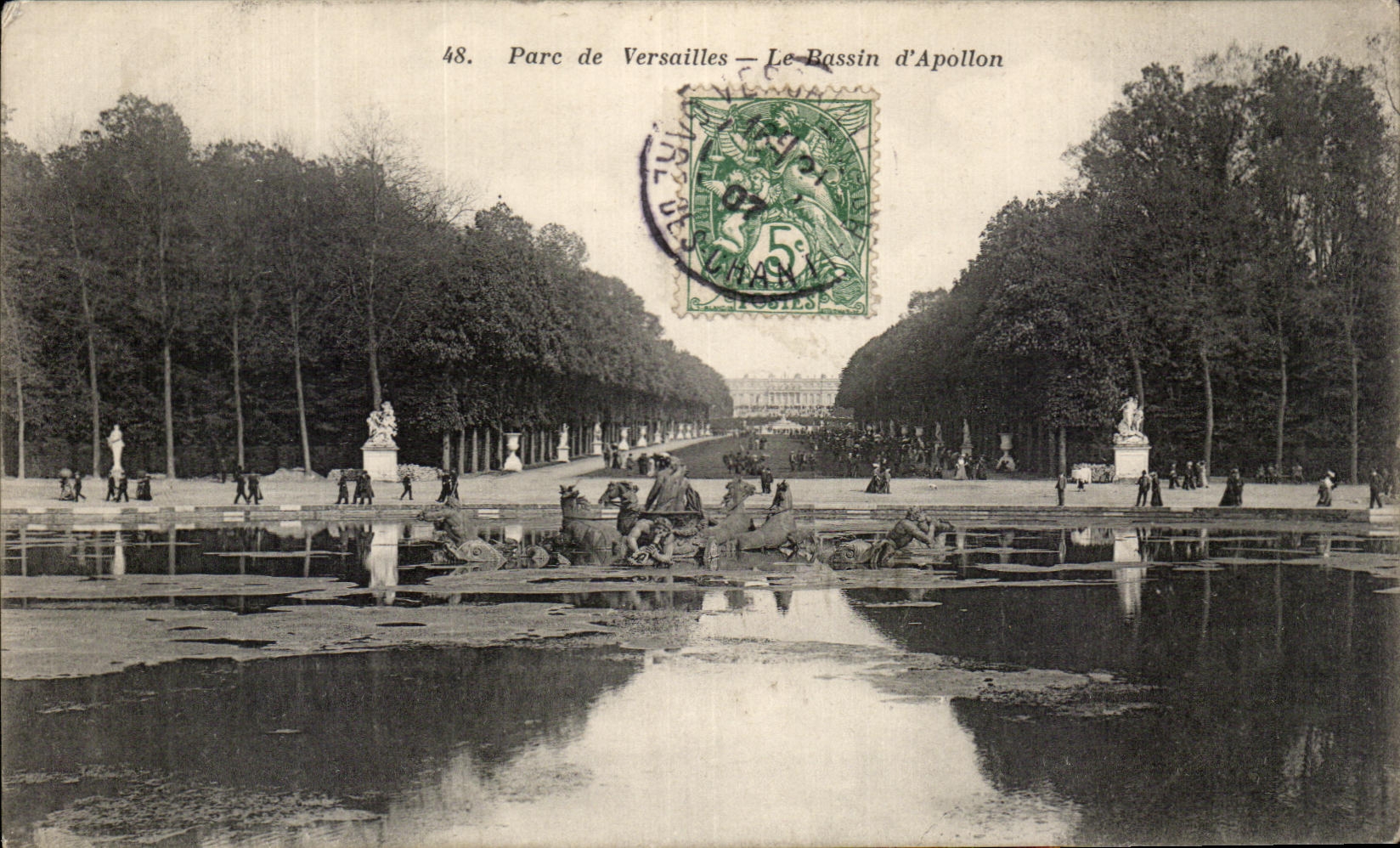 CPA Parc de versailles Le bassin d'Apollon