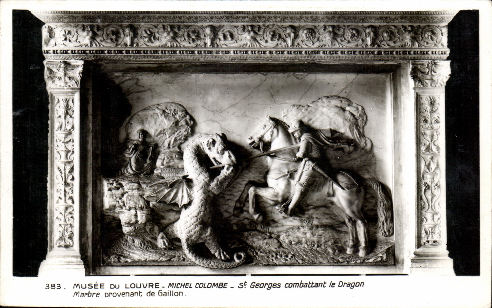 Saint Georges combattant le Dragon — Michel Colombe — Musée du Louvre