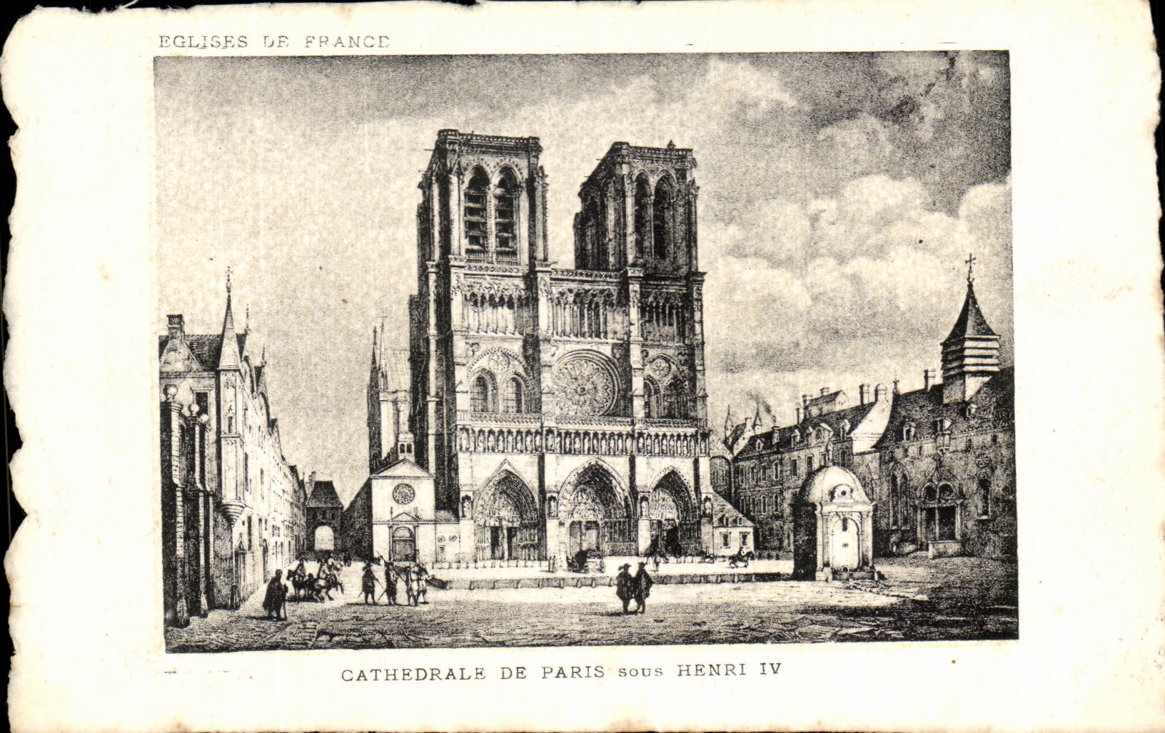 CPA Cathedrale de Paris Sous Henri IV