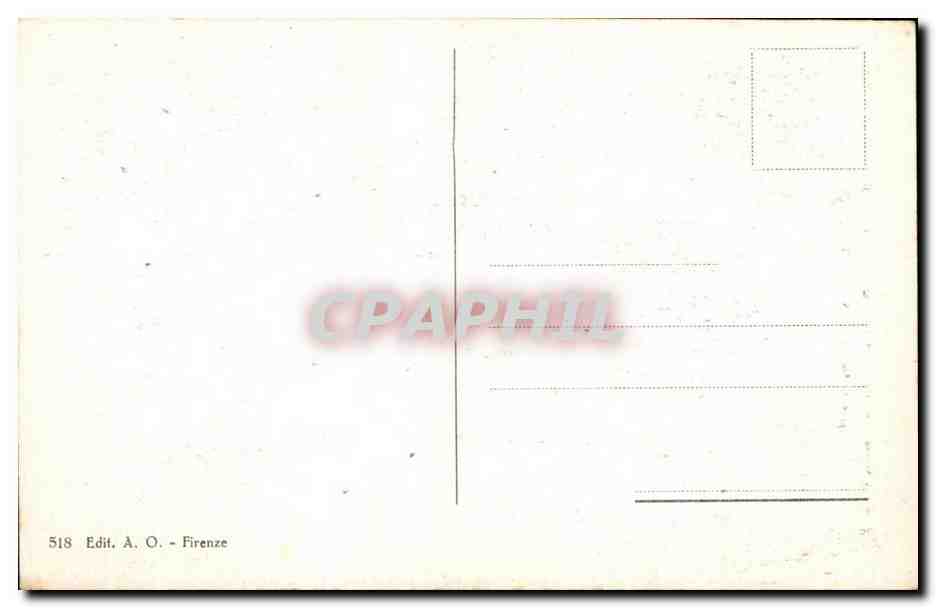 CPA Firenze chiesa di S moria Novella Capella Degit Spagnoli La Navicella di S Pieytro — Rückseite