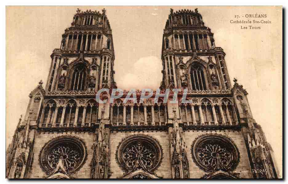 CPA Orleans Cathedrale Ste Croix Les tours