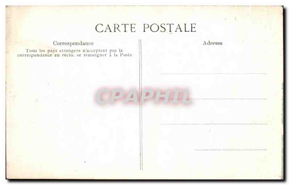 CPA Grenoble L'hotel De Ville — Rückseite