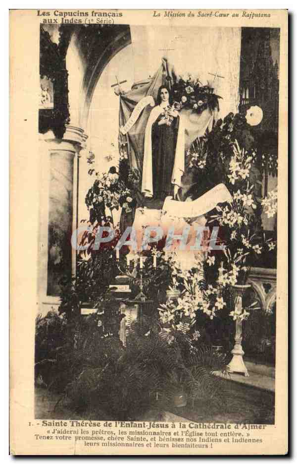 CPA Saint Therese de L'Entant Jesus a La Cathdrale d'Ajmer Les Capucins francais en Inde 