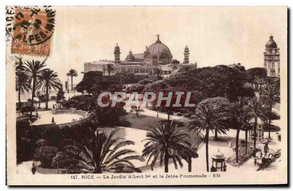 CPA Nice Le Jardin Albert 1er Et La Jetee Promenade