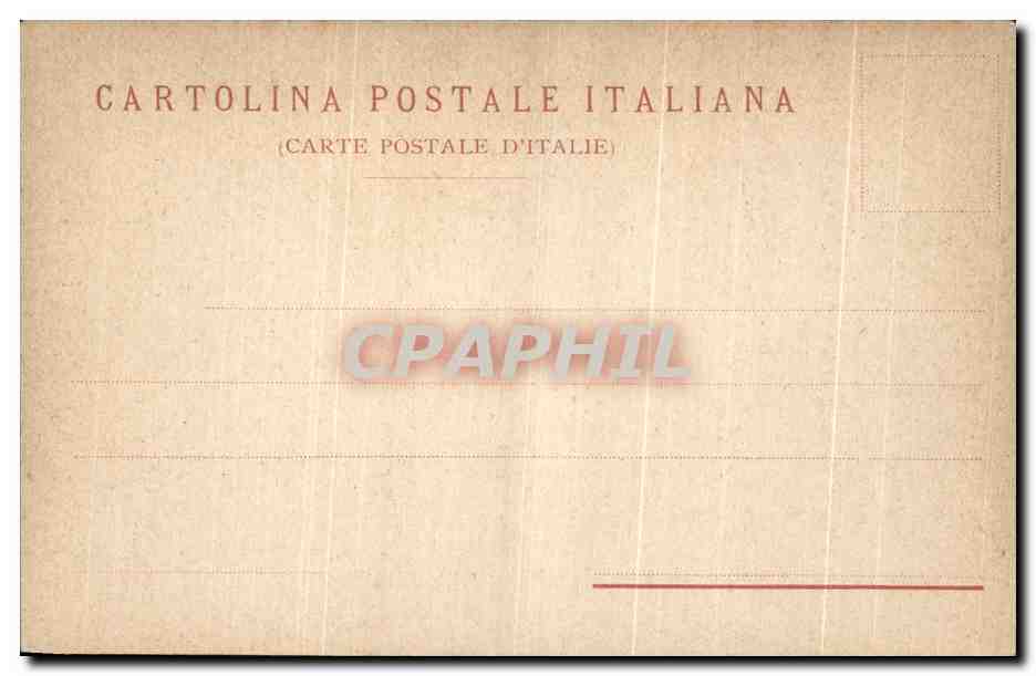 CPA Napoli Esposizione D'lgiene Padiglione del Municipio du Napoli — Rückseite