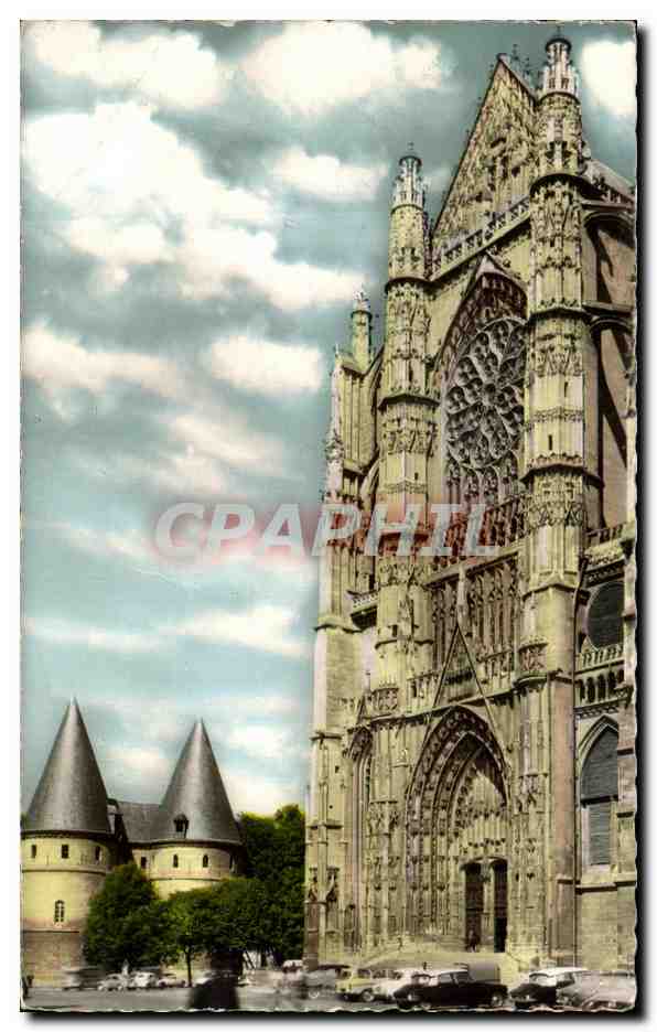 Beauvais — Kathedrale und Türme des Palais de Justice — CPAPHIL
