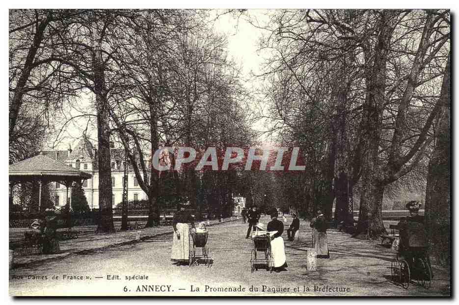 ANNECY — La Promenade du Paquier et la Préfecture — Edit. spéciale