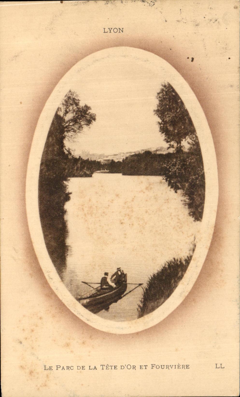 Le Parc de la Tête d'Or et Fourvière — Lyon — éditeur LL